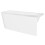 Dellonda Baridi Right-Hand Corner Slim Rim Bath with Overflow System 170cm, Gloss White - DH428 9