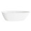 Dellonda Baridi Double-Ended Slim Rim Bath with Overflow System 160cm, Gloss White - DH417 10