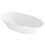 Dellonda Baridi Double-Ended Slim Rim Bath with Overflow System 160cm, Gloss White - DH417 9