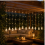 LED Curtain String Lights with White Globe Ornaments, USB or Battery Powered, Remote Control, 8 Modes, Indoor Decor 4