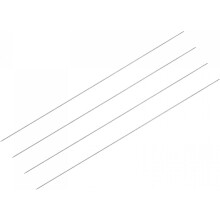 2 Pairs Knitting Needle Set, 1.6mm Diameter 15.75 Inches Length Stainless Steel Double Pointed Sweater Needles for Handmade Projects DIY Knitting