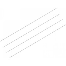 2 Pairs Knitting Needle Set, 1.8mm Diameter 15.75 Inches Length Stainless Steel Double Pointed Sweater Needles for Handmade Projects DIY Knitting