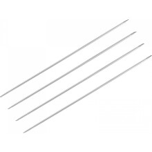 2 Pairs Knitting Needle Set, 2.8mm Diameter 15.75 Inches Length Stainless Steel Double Pointed Sweater Needles for Handmade Projects DIY Knitting