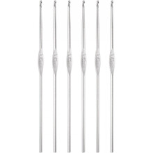 Stainless Steel Crochet Hook 1.4mm US Size 9 Knitting Needles for DIY Craft Yarn 6Pcs