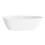 Dellonda Baridi Double-Ended Slim Rim Bath with Overflow System 150cm, Gloss White - DH416 10