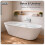 Dellonda Baridi Double-Ended Slim Rim Bath with Overflow System 160cm, Gloss White - DH417 3