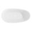 Dellonda Baridi Double-Ended Slim Rim Bath with Overflow System 160cm, Gloss White - DH417 6