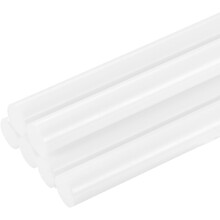 6pcs Mini Hot Glue Sticks for Glue Gun 0.43 inch x 4 inch Large Glue Sticks, 11 x 100mm White