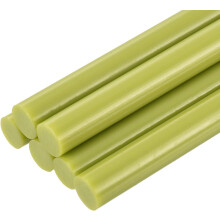 6pcs Full Size Hot Glue Sticks for Glue Gun 0.43 inch x 8 inch Large Glue Sticks, 11 x 200mm Fruit Green