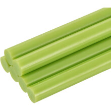 6pcs Mini Hot Glue Sticks for Glue Gun 0.43 inch x 4 inch Large Glue Sticks, 11 x 100mm Fruit Green