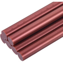 6pcs Mini Hot Glue Sticks for Glue Gun 0.43 inch x 4 inch Large Glue Sticks, 11 x 100mm Burgundy Red