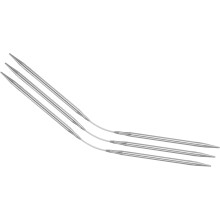 3Pcs Size US 7 (4.5mm) Double-Pointed Flexible Knitting Needles 9 Inch(23cm) Stainless Steel Needle for Handmade Projects DIY Knitting