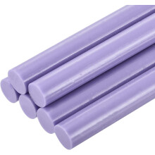 6pcs Full Size Hot Glue Sticks for Glue Gun 0.43 inch x 8 inch Large Glue Sticks, 11 x 200mm Light Purple
