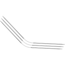 3Pcs Size US 2 (2.75mm) Double-Pointed Flexible Knitting Needles 9 Inch(23cm) Stainless Steel Needle for Handmade Projects DIY Knitting
