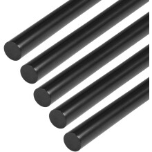 Mini Hot Glue Gun Sticks 8-inch x 0.44-inch for Glue Guns, Black 5pcs