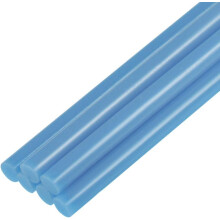 6pcs Mini Hot Glue Sticks for Glue Gun 0.27 x 4 inch Small Glue Sticks, 7 x 100mm Light Blue