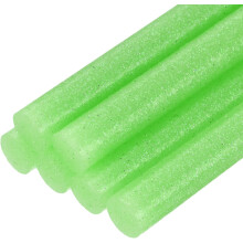 6pcs Mini Hot Glue Sticks for Glue Gun 0.43 x 4 inch Large Glue Sticks, 11 x 100mm Glitter Fruit Green