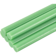 6pcs Full Size Hot Glue Sticks for Glue Gun 0.27 x 8 inch Small Glue Sticks, 7 x 200mm Deep Green