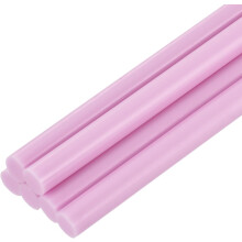 6pcs Mini Hot Glue Sticks for Glue Gun 0.27 x 4 inch Small Glue Sticks, 7 x 100mm Light Pink