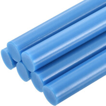 6pcs Full Size Hot Glue Sticks for Glue Gun 0.43 x 8 inch Large Glue Sticks, 11 x 200mm Sky Blue