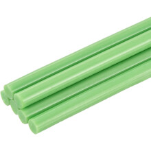 6pcs Mini Hot Glue Sticks for Glue Gun 0.27 x 4 inch Small Glue Sticks, 7 x 100mm Deep Green
