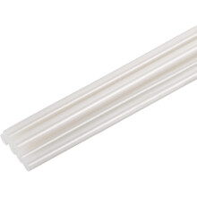 6pcs Full Size Hot Glue Sticks for Glue Gun 0.27 x 8 inch Small Glue Sticks, 7 x 200mm Metallic White