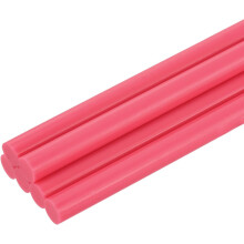 6pcs Mini Hot Glue Sticks for Glue Gun 0.27 x 4 inch Small Glue Sticks, 7 x 100mm Pale Red