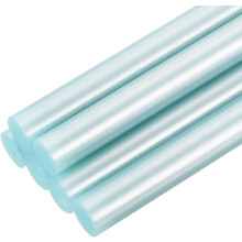 6pcs Mini Hot Glue Sticks for Glue Gun 0.43 x 4 inch Large Glue Sticks, 11 x 100mm Metallic Blue