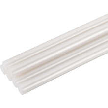 6pcs Full Size Hot Glue Sticks for Glue Gun 0.43 x 8 inch Large Glue Sticks, 11 x 200mm Metallic White