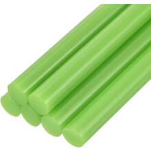 6pcs Mini Hot Glue Sticks for Glue Gun 0.27 x 4 inch Small Glue Sticks, 7 x 100mm Turquoise Green