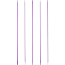 5Pcs Knitting Needles 2.5mm (US Size 1.5) Aluminum Alloy Double Pointed Knitting Needle 7.87 Inches Length Metal Weaving Tool for Handmade Projects DI