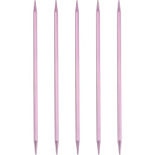 5Pcs Knitting Needles 5mm (US Size 8) Aluminum Alloy Double Pointed Knitting Needle 7.87 Inches Length Metal Weaving Tool for Handmade Projects DIY Kn