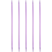 5Pcs Knitting Needles 4mm (US Size 6) Aluminum Alloy Double Pointed Knitting Needle 7.87 Inches Length Metal Weaving Tool for Handmade Projects DIY Kn