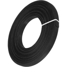 24 Yards Polyester Boning for Sewing 12mm Wide Low-Density Sewing Corset Webbing Boning for Bra Sewing Corset Wedding Dress Hat DIY Handbags, Black
