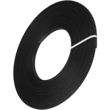 24 Yards Polyester Boning for Sewing 4mm Wide Low-Density Sewing Corset Webbing Boning for Bra Sewing Corset Wedding Dress Hat DIY Handbags, Black