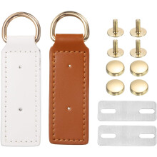 D Ring Buckle with Screw, Bag Side Clip Buckle Detachable Leather Purse Clasp Connector for Purse