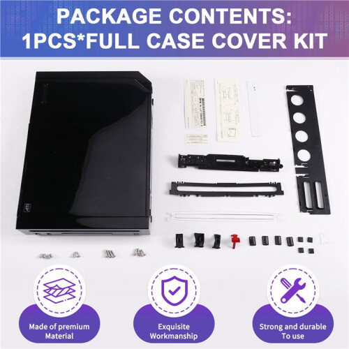 Full Case Cover for  Game Console Housing Shell Replacement Housing Shell Case Protector for   Console A 1
