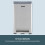Cooks Professional Cooks Professional XL Pedal Bin 65L | Silver 3