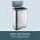 Cooks Professional Cooks Professional XL Pedal Bin 65L | Silver 4