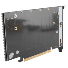 M.2 NVME Naar PCIe 4.0 X16 Adapterkaart, Ondersteunt 4 NVMe M.2 2280, Ondersteunt Bifurcation