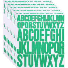 10 Sheet Vinyl Letter Stickers, 1 Inch, 2 Inch 520Pcs Self Adhesive Alphabet Stickers Waterproof Decals for Wall Poster Window DIY Crafts Art Making,