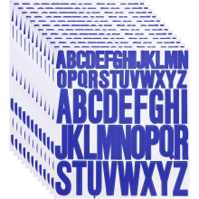 12 Sheet Vinyl Letter Stickers, 1 Inch, 2 Inch 624Pcs Self Adhesive Alphabet Stickers Waterproof Decals for Wall Poster Window DIY Crafts Art Making,