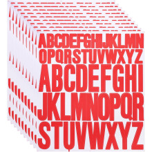 10 Sheet Vinyl Letter Stickers, 1 Inch, 2 Inch 520Pcs Self Adhesive Alphabet Stickers Waterproof Decals for Wall Poster Window DIY Crafts Art Making,
