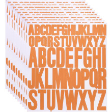 10 Sheet Vinyl Letter Stickers, 1 Inch, 2 Inch 520Pcs Self Adhesive Alphabet Stickers Waterproof Decals for Wall Poster Window DIY Crafts Art Making,