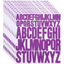10 Sheet Vinyl Letter Stickers, 1 Inch, 2 Inch 520Pcs Self Adhesive Alphabet Stickers Waterproof Decals for Wall Poster Window DIY Crafts Art Making,