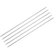 5Pcs Knitting Needle 2.25mm Diameter 5.9 Inches Length Stainless Steel Double Pointed Sweater Stitching Needles for Handmade Projects DIY Knitting