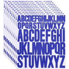 10 Sheet Vinyl Letter Stickers, 1 Inch, 2 Inch 520Pcs Self Adhesive Alphabet Stickers Waterproof Decals for Wall Poster Window DIY Crafts Art Making,