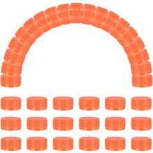 100pcs Plastic Bottle Caps, 1.2 inch Bottle Screw Lid Top Water Bottles Top Cap for DIY Development Imagination Intelligence Craft Scrapbook Creative