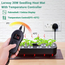 Seedling Heat Mat With Temperature control Thermostat Seed Plant Greenhouse Brew