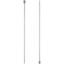 2Pcs 4.5mm(7) Single Pointed Knitting Needles Stainless Steel 13.8 Inches Length Metal Weaving Tool for Handmade Projects DIY Knitting